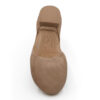 Tan capezio jazz dance shoe, bottom sole