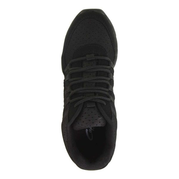 Black Capezio Rock It Dancesneaker Dance Shoe Top