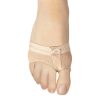 tan Capezio Footundeez Dance Shoe front detail