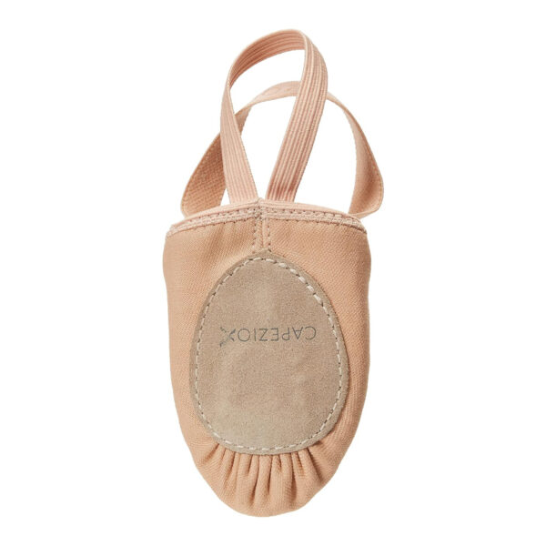 tan capezio pirouette ii dance shoes, bottom view
