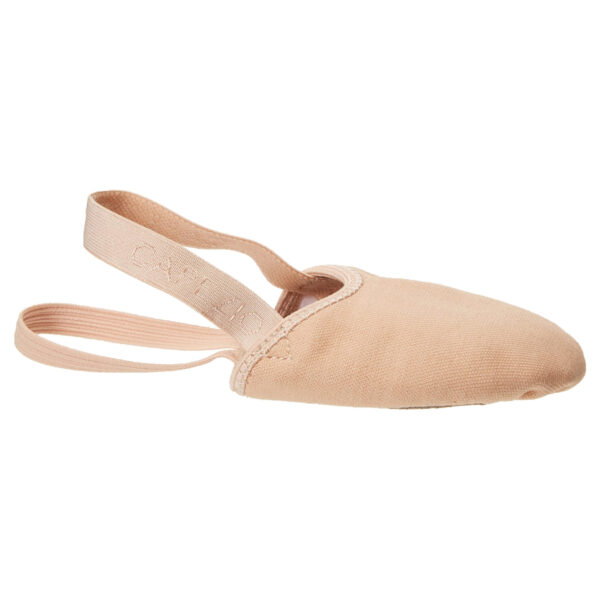tan capezio pirouette ii dance shoes, right side view
