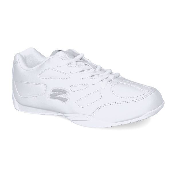 White Zephz Zenith Cheerleading Shoes, side view