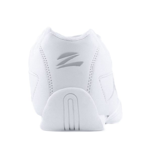 White Zephz Zenith Cheerleading Shoes, back view