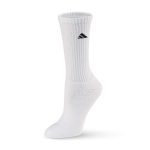 136050 white adidas athletic crew socks