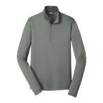 Grey Concrete Sport-Tek Posicharge Competitor 1/4 Zip Pullover