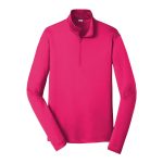 Pink Raspberry Sport-Tek Posicharge Competitor 1/4 Zip Pullover