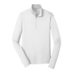 White Sport-Tek Posicharge Competitor 1/4 Zip Pullover