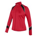 Red/Black/White Women's Champion Nova Warm Up Jacket