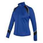 351516 royal black white champion nova warm up jacket