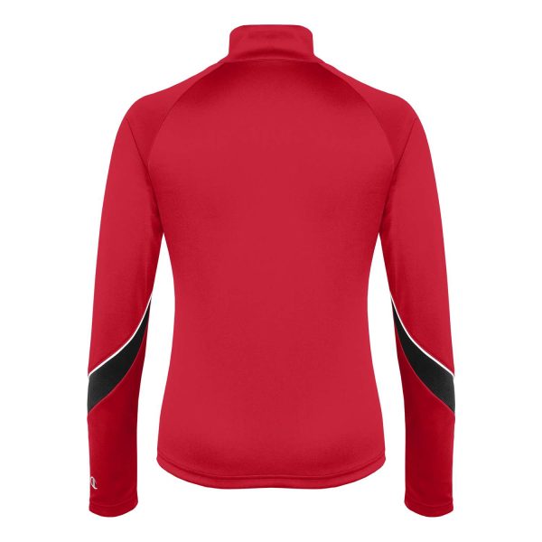 red/black/white Champion Nova Warm Up Jacket, back view