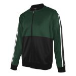 351715 forest black white champion break out warm up jacket