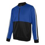 351715 royal black white champion break out warm up jacket