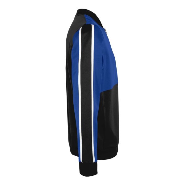 Royal/black/white Champion Break Out Warm Up Jacket, side view