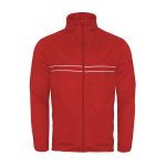 352300 red white badger wired outer core warm up jacket