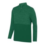 352908 dark green augusta shadow tonal heather zip pullover