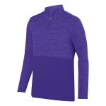 352908 purple augusta shadow tonal heather zip pullover