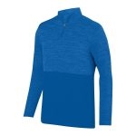 Royal Men's Augusta Shadow Tonal Heather 1/4 Zip Pullover