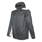 353511 graphite white champion quest warm up jacket