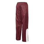 Maroon/White Champion Quest Warm Up Pants