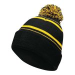 Black/Gold Holloway Homecoming Beanie