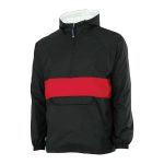Black/Red Charles River Classic Striped Pullover