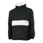 Black/White Charles River Classic Striped Pullover