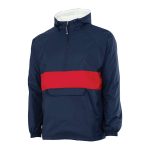 356060 navy red charles river classic striped pullover