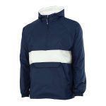 Navy/White Charles River Classic Striped Pullover