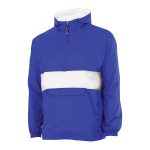 Royal/White Charles River Classic Striped Pullover