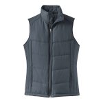 Slate Black Women's Port Authority Puffy Vest