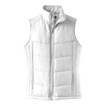 357090 white slate port authority puffy vest