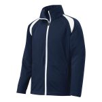 357217 navy white womens sport tek tricot track jacket