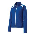 Women's Royal/White Sport-Tek Tricot Track Jacket