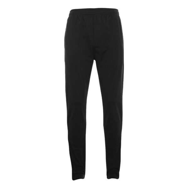 men's black Augusta tapered leg pants, back view