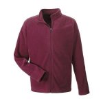 Men's Maroon Team 365 Campus Microfleece Jacket