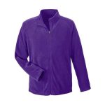 Men's Purple Team 365 Campus Microfleece Jacket