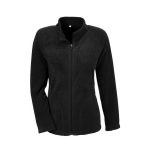 Women's Black Team 365 Campus Microfleece Jacket