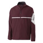 357291 maroon white holloway weld jacket