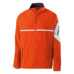 357291 orange white holloway weld jacket