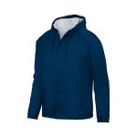 Augusta Navy Hooded Coach's Jacket