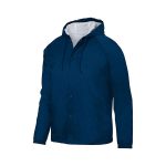 357331 navy augusta hooded coach jacket