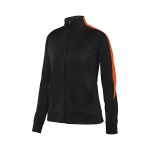 357332 womens black orange augusta medalist 2 jacket