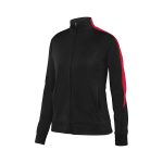 357332 womens black red augusta medalist 2 jacket