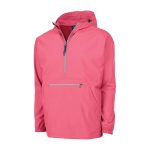 357339 coral charles river pack n go pullover