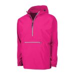 357339 hot pink charles river pack n go pullover