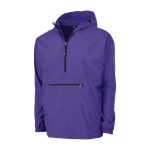 357339 purple charles river pack n go pullover