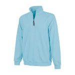 Aqua Charles River Crosswind Quarter Zip Sweatshirt