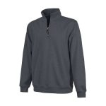 Dark Charcoal Charles River Crosswind Quarter Zip Sweatshirt