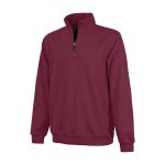 Maroon Charles River Crosswind Quarter Zip Sweatshirt