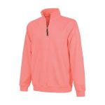 Preppy Pink Charles River Crosswind Quarter Zip Sweatshirt